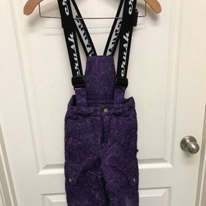 Crush Training Pants Bibs Ski Racing Snow Kids